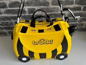 Trunki Kids' Ride-On Suitcase Yellow Hand Luggage Approved - Picture 1 of 12