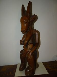 statue africain senoufo, fang, dan, ???, ancienne collection privée d'un amateur