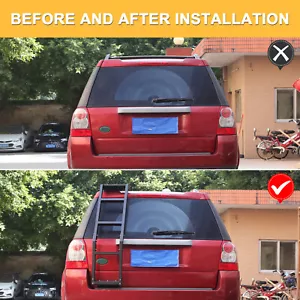 Aluminum Alloy Tail Ladder Climbing Rack For Land Rover Freelander 2 07-15 - Picture 1 of 17