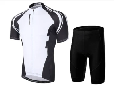 Camiseta deportiva de ciclismo XINTOWN para hombre con pantalones cortos manga corta, conjunto, talla grande Foto 1 de 4