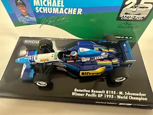 Minichamps F1 WC Benetton Ford B195 Schumacher Pacific GP 95 1/43 517951501 0325 - Foto 1 di 4