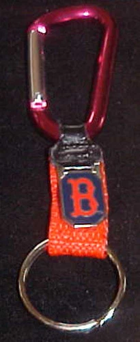 Boston Red Sox Logo Carabiner  Key Ring NEW NICE - Image 1 of 1