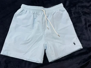 Polo Ralph Lauren Badeshorts babyblau Herren Größe M-L Badehose swim shorts - Bild 1 von 10