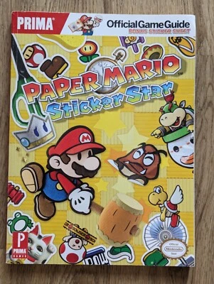 Paper Mario Sticker Star Prima Official Strategy Game Guide - 3DS - Image 1 of 2