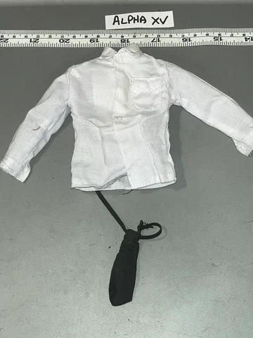 1/6 Scale WWII German Pilot Luftwaffe White Shirt and Tie Cover