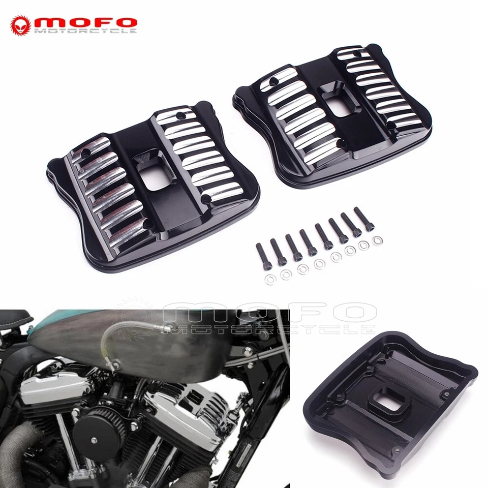 2 cubiertas de caja basculante superior CNC para Harley Sportster XL1200 XL883 2004-2017 2016 Foto 1 de 4