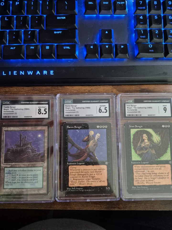 Homelands Sengir Trio – 8.5 Castle Sengir |  6.5 Baron Sengir | 9 Irini Sengir - Image 1 of 1