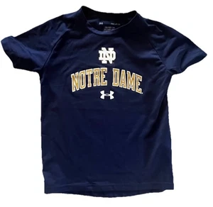 Under Armour Notre Dame Youth S 7/8 Blau Dry Fit - Bild 1 von 4