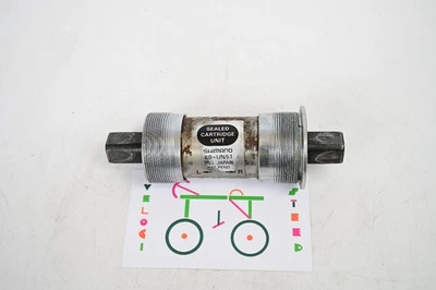 Shimano BB-UN51 Sealed Cartridge Square Taper MTB Bike Bottom Bracket 73x113mm - Image 1 of 3