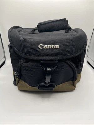 Canon Camera Bag W/ Waist Strap 100EG Black & Green **(NO SHOULDER STRAP)** - Image 1 of 4