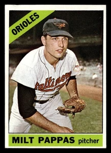 1966 Topps Milt Pappas #105 EX Baltimore Orioles - Picture 1 of 2
