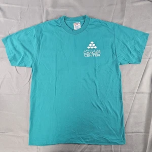 Vintage Single Stitch HANES Heavyweight Tshirt Tri Cities Cancer Center Größe L LESEN⬇ - Bild 1 von 11