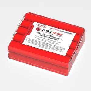 TFC Modelliermasse rot Plastilin weich bleibend schwefelfrei 10kg (10x1000g) - Bild 1 von 7
