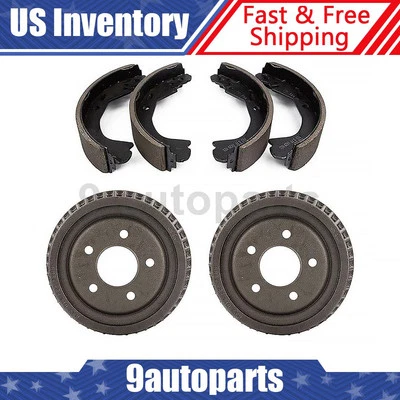 Tambores de freno traseros + zapatas de freno para Chevrolet Classic 2004 2005 Foto 1 de 4
