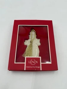 Lenox Muñeco de Nieve Marfil Navidad Adorno Árbol de Vacaciones Decoración Escoba Regalo Nuevo - Imagen 1 de 2