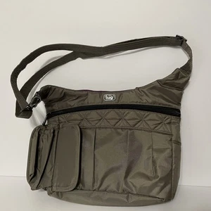 Lug Swing Shoulder Crossbody Adjustable Bag Purse Gray - Picture 1 of 9