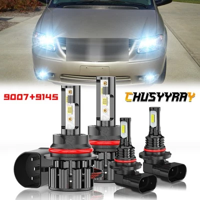 Para Dodge Grand Caravan 2001-2007 4X bombillas LED altas/bajas + luz antiniebla 6000 k Foto 1 de 4