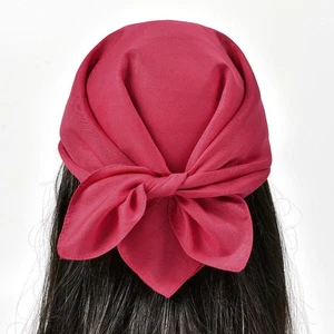 Sciarpa quadrata araba fazzoletto da collo hijab donna bandane sciarpa scialle avvolgente testa stole - Foto 1 di 28