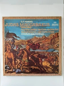 G.F. Handel - Judas Maccabaeus 3LP Record Set 1977 Archiv Classical 33RPM - Foto 1 di 10
