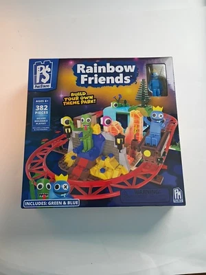 Rainbow Friends Playset Toy Deluxe Buildable Theme Park Lego Blocks New  - Image 1 of 3