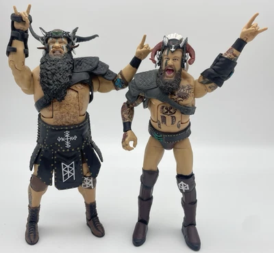 WWE ERIK & IVAR Elite Series 80 Figures Viking Raiders (War Raiders) Mattel - Image 1 of 4