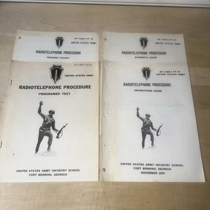 Funktelefon Verfahren programmiertes Text Handbuch U.S. Army ST 7-181 (1-4) Stck 4 - Bild 1 von 3