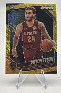 2024-25 Prizm Black Jaylon Tyson RC #127 Gold Shimmer FOTL Prizm /10 Rookie - Picture 1 of 2