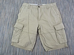 Fat Face Shorts Mens Small W36 Beige Button Fly Heavy Cotton Pockets Utility - Picture 1 of 13