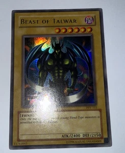 Yugioh Beast of Talwar PSV-103 Unlimited Ultra Rare Original Print (NM) - Picture 1 of 2