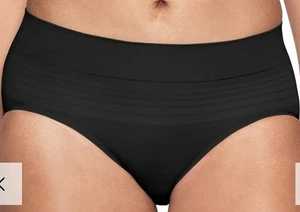 Nuevo con etiquetas Panty Warners Negro Todo lo que necesitas Sin pellizcos No Problemas Hipster Med 6 - Imagen 1 de 3