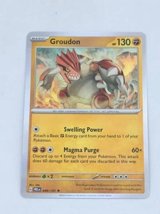 Pokemon SV Prismatic Evolutions #049/131 Groudon Holo - Bild 1 von 2