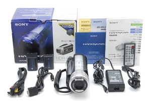 [ MINT w/ BOX ] SONY HDR-SR1 30GB HDD Camcorder Handycam Camera Black From JAPAN - Picture 1 of 11