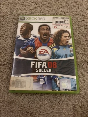 Complete! EA Sports FIFA 08 SOCCER XBOX 360 VIDEO GAME w/ Manual & case Licensed - Image 1 of 2
