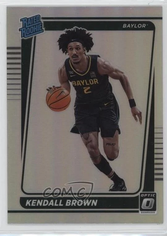 2022-23 Chronicles Draft Picks Donruss Optic Rated Rookies Holo Kendall Brown RC - Image 1 of 2