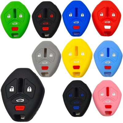 Funda de silicona para llave de coche remota para Mitsubishi Eclipse Galant Lancer Foto 1 de 4