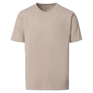 Casamoda Herren T-Shirt Regular Fit beige uni 004200 668 - Picture 1 of 4