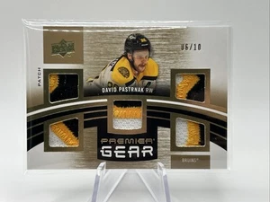 2023-24 Upper Deck Premier Hockey DAVID PASTRNAK Premier Gear Patch /10 Bruins - Picture 1 of 4