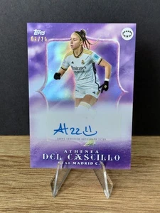 Topps Aitana Bonmati Curated Platinim Athenea Del Castillo Auto /25 - Imagen 1 de 2