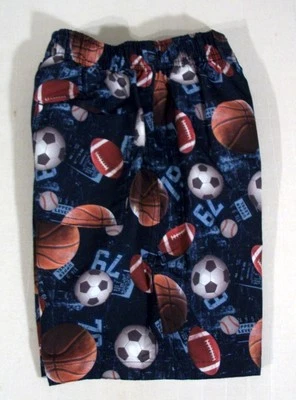 NOVO! Baús/shorts meninos tamanho 5/6 (M) azul cinza marrom vermelho e branco - Imagem 1 de 4