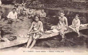 TAHITI - Lavoir Tahitien - Femmes Polynésiennes - Ed. G. Sage 33 - Picture 1 of 2