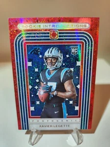 2024 Panini Photogenic Xavier Legette Rookie Introductions RED #'d 23/49 - Picture 1 of 7