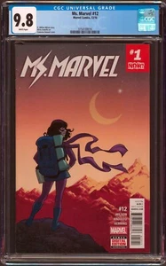 Ms. Marvel #12 CGC 9.8 NM+/MT White Pages 2016 Marvel Comics - Picture 1 of 3