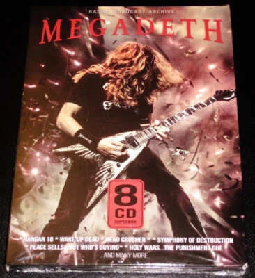 Megadeth:  Radio Broadcast Archives Live 1997 - 2011 8 CD Set 2024 Eagle UK NEW - Image 1 of 2