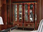 Glass Cabinet Living Room Classic Furniture Luxury Wooden Showcases Tall Cabinet