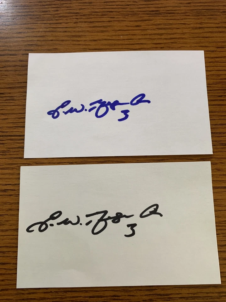 Tarjeta índice Eric Munson Tigres de Detroit autografiada 3 X 5 Foto 1 de 1