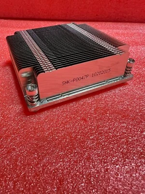 Supermicro SNK-P0047P 1U Passive Heatsink for Sockets LGA2011 Square ILM XEON E5 - Image 1 of 4