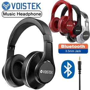 Wireless Over-Ear Headphone Foldable 3D Audio Sound Music Bluetooth Headset - Picture 1 of 14