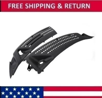 For 06-08 LINCOLN MARK LT Outer Windshield Window Wiper Cowl Cover Panels Pair - Image 1 of 4