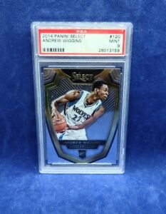 2014 PANINI SELECT #120 ANDREW WIGGINS ROOKIE RC PSA 9 MINT 🍁🔥🔥🔥📈📈📈