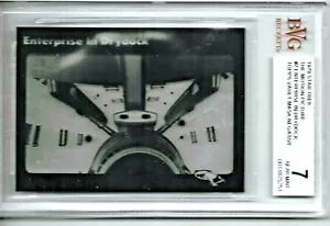 BVG 7 1979 STAR TREK TOPPS VAULT MASK NEGATIVE MOTION PICTURE ENTERPRISE DRYDOCK - Picture 1 of 2